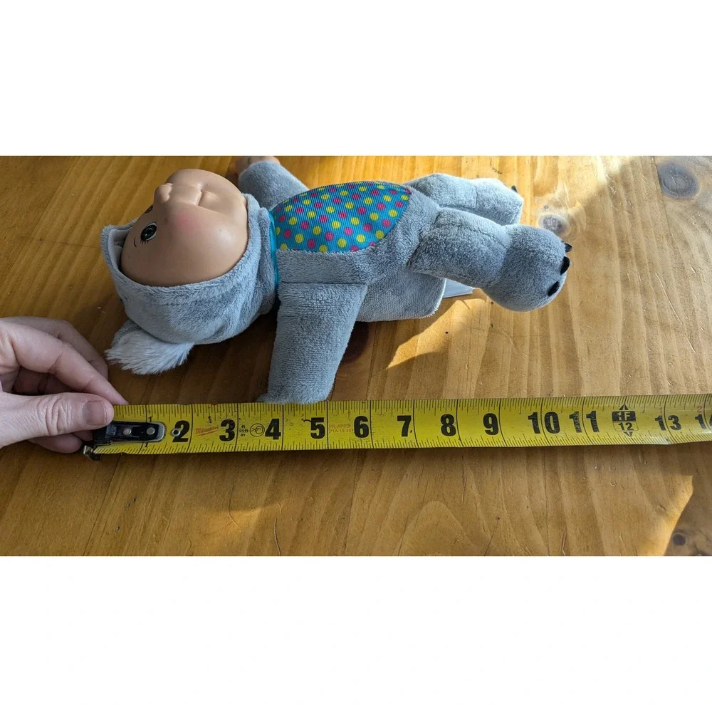 Cabbage Patch Kids Cuties Koala Plush Doll Grey Polka‎ Dot 9 Inch Green Eyes